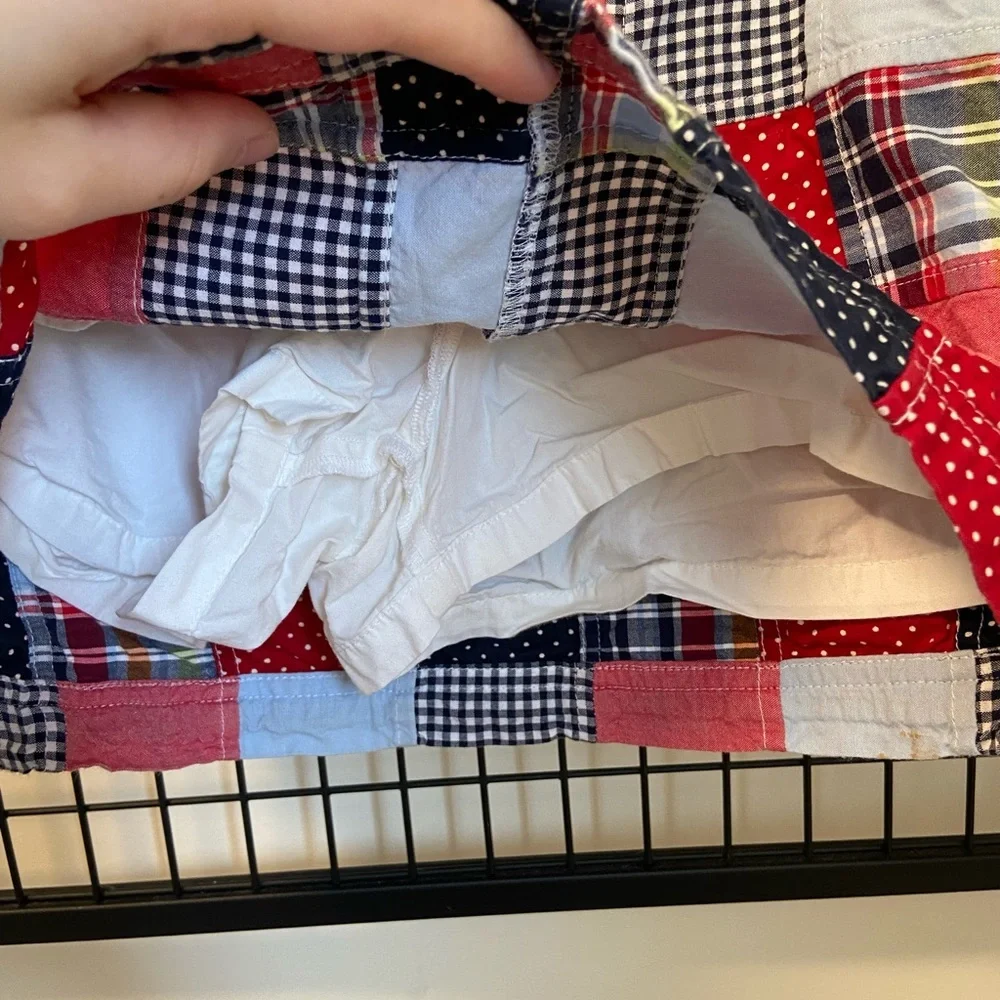NWOT | Vintage Talbots Kids patchwork‎ skirt — size 8